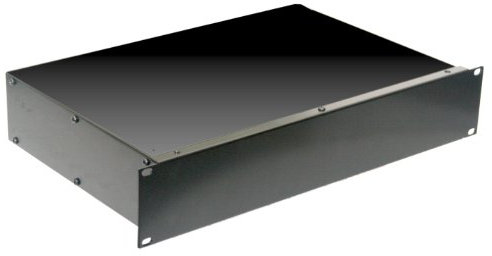 AllMetalParts 2U 19 Non Vented Rack Mount Chassis Enclosure Case [PC]