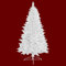 RS Trade 1015 210 cm Weihnachtsbaum PVC künstlich Weiß (Ø ca. 100 cm) mit 874 Spitzen, schwer entflammbarer Tannenbaum mit Schnellaufbau Klappsystem, inkl. Christbaum Ständer aus Metall