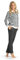 Consult-Tex Damen Pyjama Freizeitanzug Hausanzug Homewear Suit Jogginganzug Pyjama Baumwolle Reißverschluß DW770a nGr: 36/38
