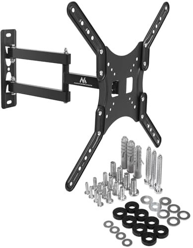 Maclean MC-759 TV Wandhalterung für 13-60 LCD/LED/Plasma Fernseher bis 30kg Halterung Halter Fernsehhalterung Wandhalter (13-60 Max Vesa 400x400)