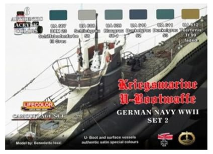 German Wwii Kriegsmarine Set 2 6 x 22 ml Acrylfarben
