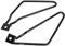 Staffe di montaggio borse laterali motociclette - in ferro for moto universali Supporto accessori