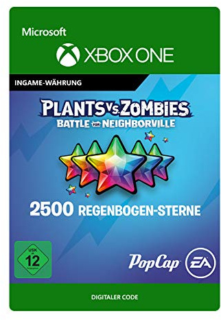 Plants vs. Zombies Battle for Neighborville: 2500 Rainbow Stars | Xbox One - Download Code