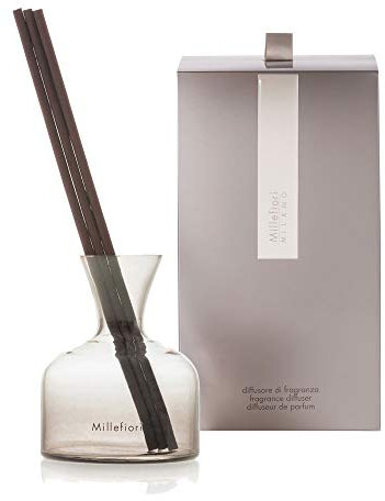 Millefiori Diffusor mit Stab Air Design Vase aus Glas, Taupe