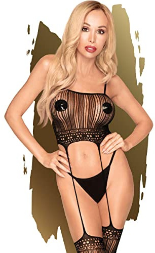 Penthouse, Straps-Bodystocking, Bodystocking, Größe S-L, Dessous, Sex dealer, schwarz