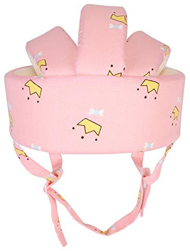 Casque Anti-Chute Bébé Casque de Protection pour Enfant Casque de Sécurité Bébé Chapeau Anti-collision Infantile Chapeau de Protection de Tête Ajustable pour Garçon Fille 6 Mois-5 Ans