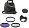 Set di accessori per fotocamera Nikon D5600 con Nikon AF-P DX NIKKOR 18-55mm f/3.5-5.6G VR Lens include borsa a tracolla, filtri UV CPL FLD, paraluce obiettivo, copriobiettivo, penna di pulizia, pompa