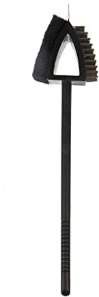 RUECAB - Brosses à Barbecue, Produits de Nettoyage pour Barbecue - Brosse de Nettoyage pour Barbecue/plancha, Tampon à récurer pour plancha, Brosse Grille Barbecue 3 en 1