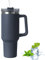 Stanleys Gobelet avec paille, couvercle et poignée, 1 200 ml en acier inoxydable isotherme, anti-fuite, isolation sous vide pour boisson chaude glacée, tasse de voyage haute capacité