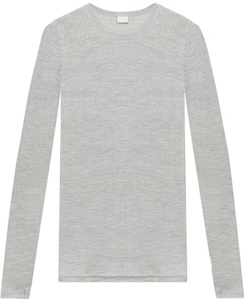 Dilling Damen Langarmshirt Bio-Merinowolle Rippstruktur Baselayer Unterwäsche temperaturregulierend atmungsaktiv