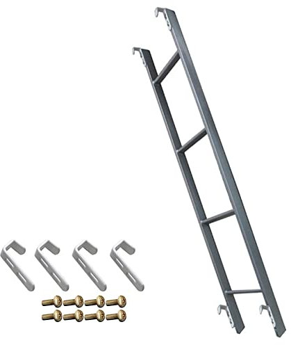 YANBI Etagenbett Leiter Hängende Wohnwagen-Etagenleiter, Hochbelastbare Etagenleitern für Einzelbetten, Ersatz-Klettertreppe mit Beschlägen, für Bibliothek/Dachboden/Badezimmer