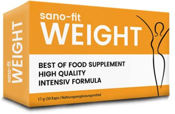 Schnell Abnehmen und Fettabbauen mit Sano-fit Weight für effektive Gewichtsabnahme. Die Abnehmkapseln für die Traumfigur