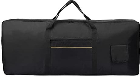 88 Key Keyboard Gig Bag Case Electric Keyboard Piano Soft Bag Portable 420D Oxford ClothWaterproof Anti Shock Bag Universal Keyboard Thick Bag Black