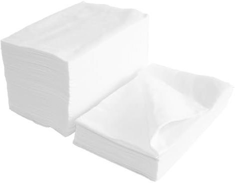 LALILL Asciugamani Monouso 100 Pezzi - 50x40 cm Bianchi in Cellulosa - Asciugamani Usa e Getta per Pedicure - Morbidi e Resistenti - Igienici per Salone o Casa