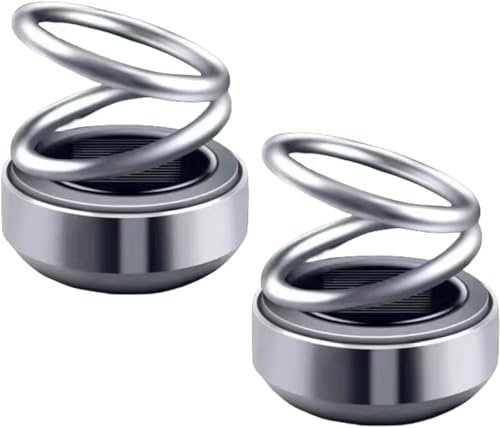 Tragbare Knetische Molekularheizung, Tragbare Kinetische Mini-Heizung, Kinetische Heizung Für Fahrzeuge, 360-Grad-Drehung Mini tragbarer kinetischer Heizer (2pcs-Silber)