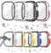 DEALELE [8-PACK] Uhrengehäuse Kompatibel mit Apple Watch Ultra 3 / Ultra 2 / Ultra 49mm, Glitzer Einfachreihiger Diamant Schutzhülle mit Gehärtetem Glas Displayschutz für Damen Herren (49mm, 8 Farben)