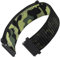 WOCCI 20mm Verstellbares Nylon Uhrenarmband, Sport Loop Armband mit Schnellverschluss (Dschungel Camo)