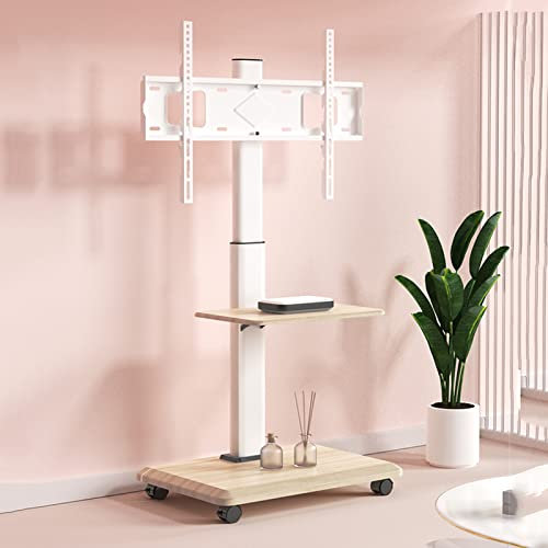 Carrello TV Mobile con Ruote per TV da 26-65 Pollici, Carrello Porta TV da Terra con Vassoio Max Vesa 600X400Mm, Supporto TV con Ruote Regolabile in Altezza splendido scenario