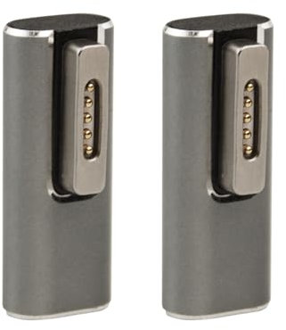 Flylin 2 Pcs USB C Magnet Adapter, USB C zu Magnetische T-Spitze für MacBook Pro/Air nach 2012 Ersatz MacBook Netzteil, USB C zu Magnetic T-Spitze Konverter für MacBook Air/pro