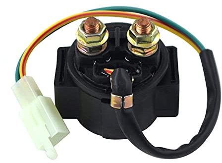 XYWOPO Solénoïde de Relais de démarreur de Moto, for Polaris, Sawtooth 200 Quad ATV Ranger RZR170 UTV Phoenix, for Yamaha, Raptor YFM90 RZR 170 Solénoïde de Relais de démarrage