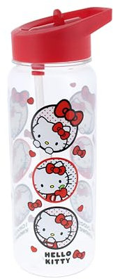 Hello Kitty Water Bottle | 450ml Cute Kawaii Bottle | Sanrio Merchandise | Hello Kitty Gifts & Accessories