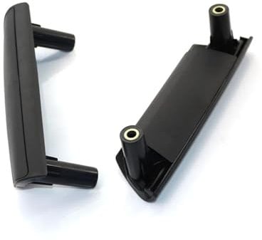 DZSNBMSHD Türgriff Innen 1 Paar Auto Innen Türgriff Abdeckung Links Vorne Rechts Für VW Für Transporter T5 Für Multivan Für Caravelle Für Eurovan 2010 + Griffverkleidung(Schwarz)