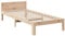 vidaXL Familienbett ohne Matratze 270x200 cm Massivholz Kiefer, Bett, Familien-Bettrahmen, Bettgestell, Familien-Bettgestell, Bettrahmen