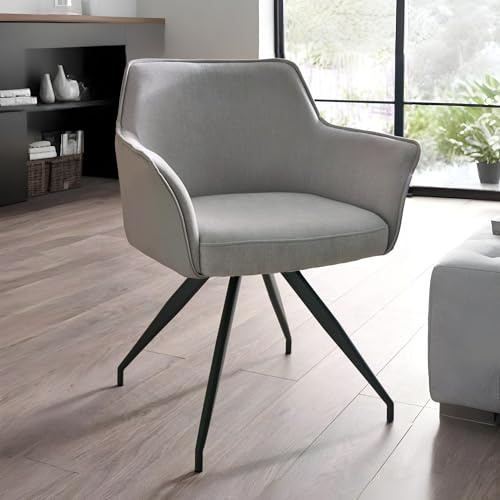 Julian Bowen Noah Dining Chair, Faux Leather, Ivory - H79 x W57.5 x D62.5cm