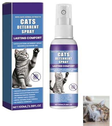 Uzionoie Spray Repelente para Gatos,Spray de Entrenamiento para Gatos,Sprays Disuasivo para Gato,Sprayss Ahuyentador para Gatoe para Proteger Sofá y Muebles