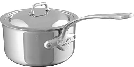Mauviel 5210.21 M'Cook Stielkasserolle, Edelstahl, Silber