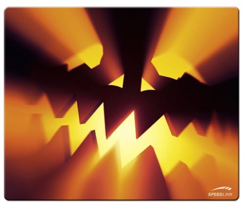Speedlink Mauspad Halloween/Kürbis (weiche Oberfläche, geringer Gleitwiderstand, gummierte Unterseite, verschiedene Motive)