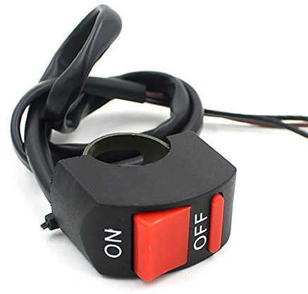 Interrupteur on/off universel de feux de détresse pour guidon de moto de 2,2 cm - HeroNeo®