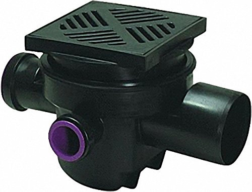 Kessel-Kellerablauf 27611 DN100- Universaler mit Rost 200x200