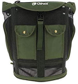 Chiruca 4583901 Rucksack für Sammlung der Pilze, Unisex Erwachsene, grün, L