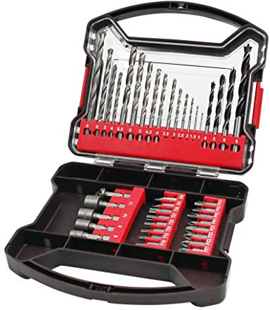 Hilka 49707041 41 PCE Drill Bit and Accessory Kit