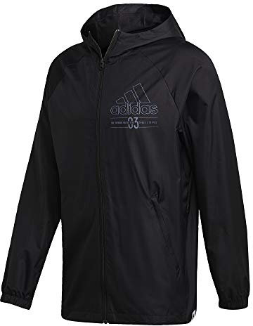 adidas - Coupe-vent brillant basics - Homme, Homme, Blouson, Brilliant Basics Windbreaker, noir, Small