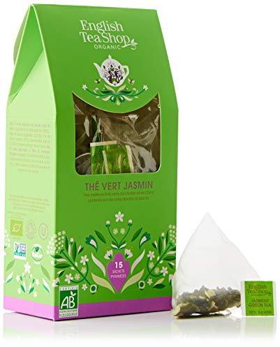 English Tea Shop Organic Jasmine Green Tea Loose Leaf, 30 g