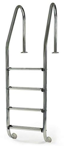 Pooltreppe aus Edelstahl mit 4 Stufen