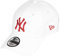 New Era New York Yankees White Solid Back Hit 9Forty Adjustable Cap - One-Size