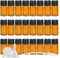 TIANZD 25 Piezas 3ml Botellas Vacías de Aceite Esencial de Vidrio Ámbar con Tapa de Rosca Frascos de Vidrio de Muestra con Reductor de orificio para Cosmético, Aromaterapia, Viajes