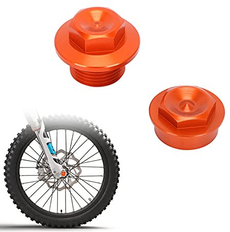 AnXin Dado dell'asse del motociclo CNC Alluminio Socket Dado per SX SXF EXC EXCF XCW XC XCF 85 125 150 200 250 300 350 450 500 2012-2021