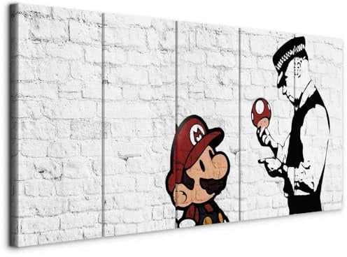 murando - Akustikbild Street Art Urban, Schallschutz, Wohnzimmer, Büro | Verbessert Raumakustik, reduziert Hall, ideal fürs Büro oder Wohnzimmer, hochwertige Verarbeitung, schnelle Montage, stilvoll