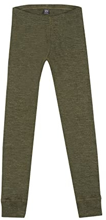 Dilling Kinder Merino Leggings aus 100% Bio Merinowolle Slim Fit Base Layer atmungsaktiv