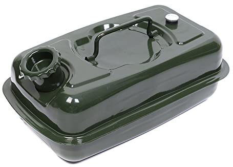 Bidon D'essence en Métal, Asudaro 3L 5L Bidon De Carburant Bidon en Métal Bidon De Réserve Bidon D'essence étanche avec Poignée pour Eau Essence Huile Eau Alcool