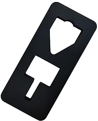 VOHYOV T Post Puller Plate Fence Post Puller Farm & Garden Heavy-Duty Steel Equipment for Quick Removal of T Posts Use Different Gauges of Chain, Handyman Jack or a S Hook, Tractor Bucket