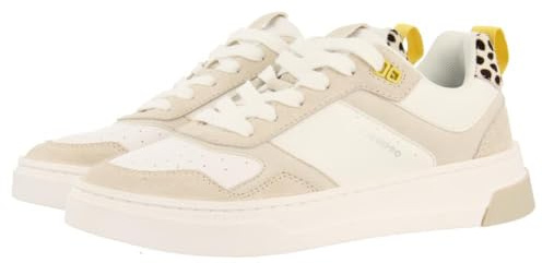 GIOSEPPO PENWITH Damen-Sneaker, Off-White, Retro-Stil, Elfenbein, 37 EU
