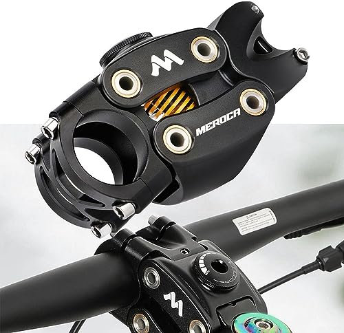 SPORTARC Bike Stem, Verstellbarer Fahrrad Stoßdämpfer, Fahrrad Lenker Vorbau Federung Vorbau 7° Rise mit Aluminiumlegierung für Grave E-Bike