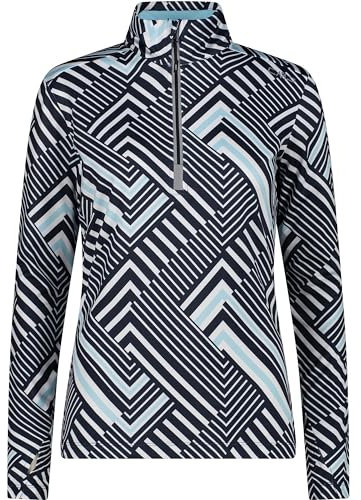CMP Damen Fleeceshirt Black Blue-Anice 36