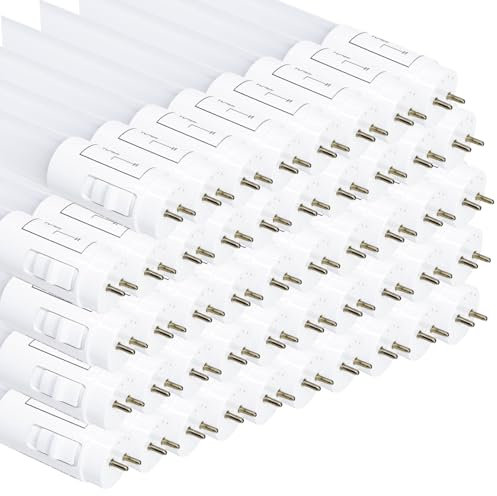 LED ATOMANT Packung mit 48 LED Röhre 120cm 18W, CCT (Farbwahlschalter Warmweiß, Neutralweiß oder Kaltweiß), 2200 Lumen, Starter inklusive, Norm T8