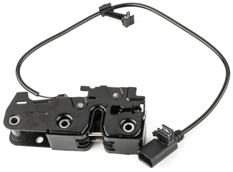 LST Motorhaubenschloss mit Microschalter – Haubenschloss Verriegelung Motorhaube Ersatzteil Auto kompatibel mit Audi A4 8K B8 Allroad A5 8T Q5 8RB R8 42 Spyder – Haubensicherung